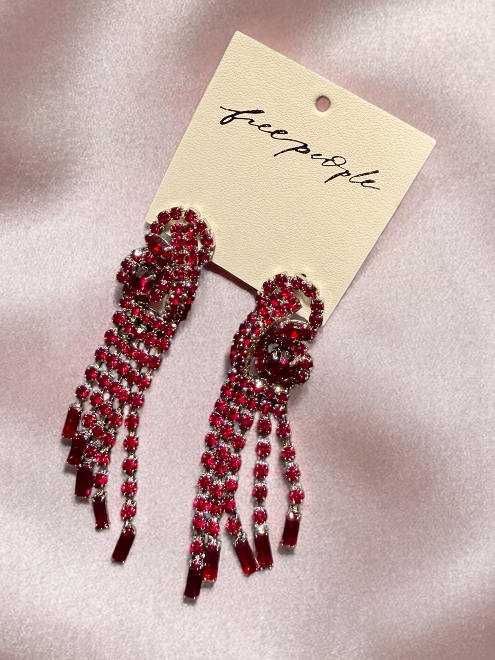 Free People Follow the Rhythm Rhinestone Dangles